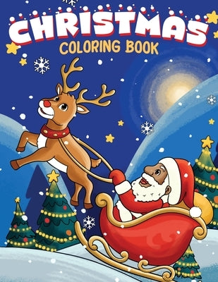 Christmas Coloring Book: Children's Coloring book featuring African-American Santa and children by George, Andrea