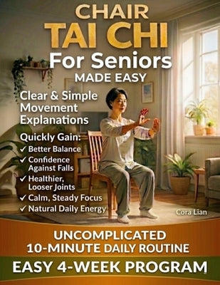 Chair Tai Chi For Seniors Made Easy: Safe, Gentle Movements to Improve Balance, Mobility, and Relaxation. No Floor Exercises Required by Lian, Cora