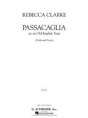 Passacaglia: Viola and Piano by Clarke, Rebecca