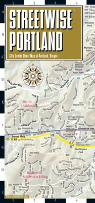 Streetwise Portland Map: Laminated City Center Street Map of Portland, Oregon by Michelin