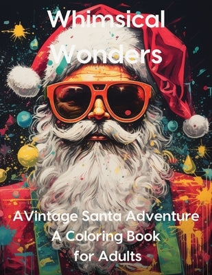 Whimsical Wonders a Vintage Santa Adventure a Coloring Book for Adults by Herzog, Michaelene
