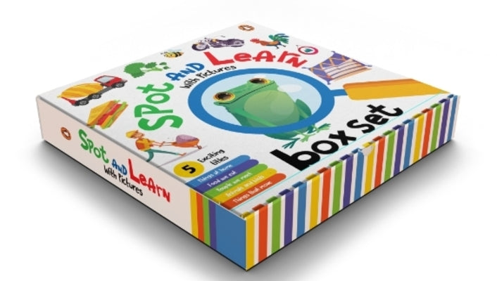 Spot and Learn with Pictures: A Boxset of 5 Fun & Interactive Board Book to Develop Observation Skills and Vocabulary for Kids, Toddlers [Penguin Earl by Books, Penguin