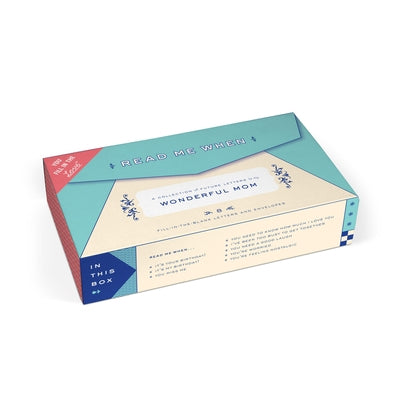 Letters to My Wonderful Mom Read Me When Box by Knock Knock