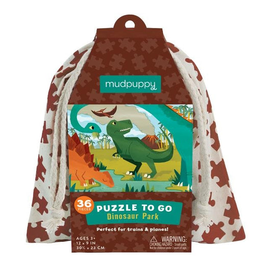 Dinosaur Park Puzzle to Go by Mudpuppy