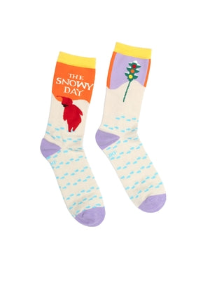The Snowy Day Socks - Large by Out of Print