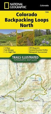 Colorado Backpack Loops North Map by National Geographic Maps