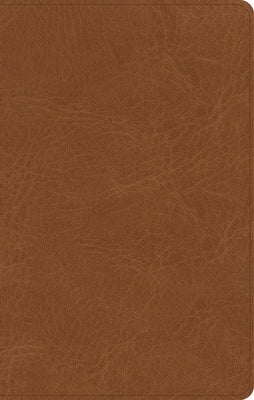 CSB Single-Column Personal Size Bible, Saddle Genuine Leather by Csb Bibles by Holman