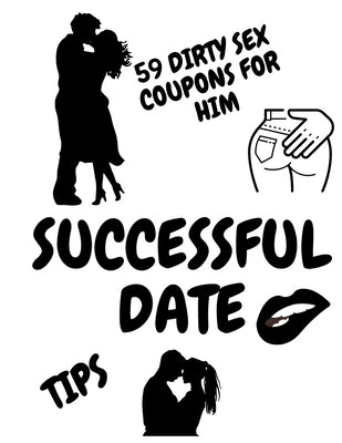 Successful Date Tips 59 Dirty Sex Coupons for Him: Sex Vouchers for Man Gift for Boyfriend or Housband Valentines day or Birthday Sex Vouchers for Cou by Poo, Poo