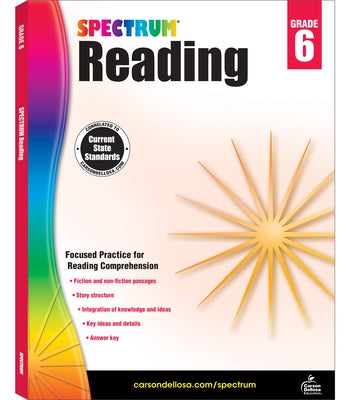 Spectrum Reading Workbook, Grade 6 by Spectrum