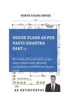 HOUSE PLANS as per Vastu Shastra Part -1: (80 variety of house plans as per Vastu Shastra with detailed explanation and different square areas) by Pathi, A. S. Sethu