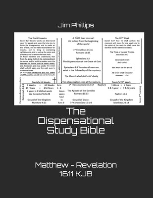 The Dispensational Study Bible: Matthew - Revelation 1611 KJB by Nelson, Pam