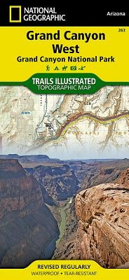Grand Canyon West Map [Grand Canyon National Park] by National Geographic Maps
