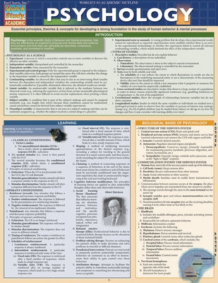 Psychology by Barcharts Inc