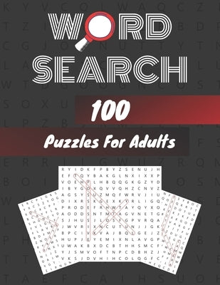 Word Search 100 Puzzles For Adults Large Print Edition: Word Search Book For Adults by Co, The Alpha