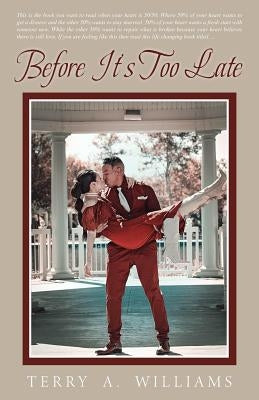 Before It's Too Late by Williams, Terry a.