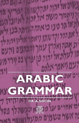 Arabic Grammar by Socin, Albert