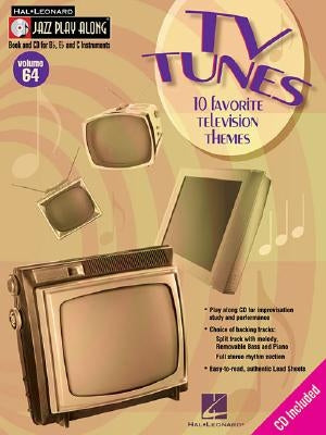 TV Tunes: Jazz Play-Along Volume 64 [With CD] by Hal Leonard Corp