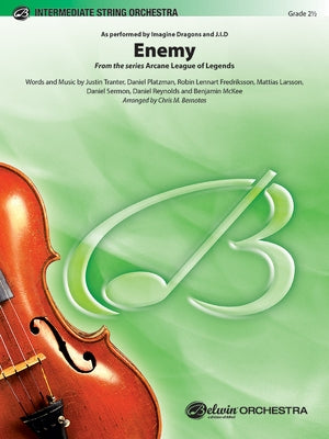 Enemy: From the Series Arcane League of Legends, Conductor Score & Parts by Tranter, Justin