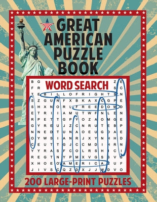 Great American Puzzle Book: 200 Large Print Puzzles by Applewood Books