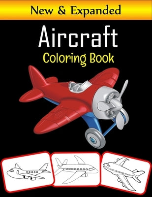 Aircraft Coloring Book: 50 Premium Quality Airplane Coloring Pages by House, Rose Press