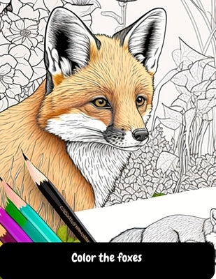 Color the foxes by Sid, Illia
