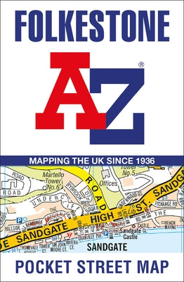 Folkestone A-Z Pocket Street Map by A-Z Maps