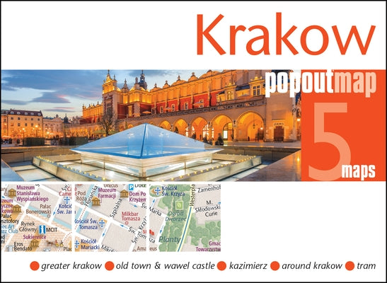 Krakow Popout Map by Maps, Popout