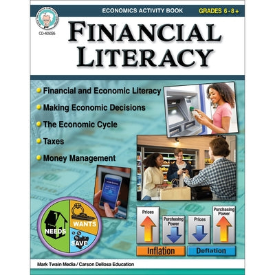 Financial Literacy Workbook, Grades 6 - 12 by Cameron, Schyrlet