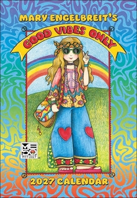 Mary Engelbreit's Good Vibes Only 2027 Monthly Pocket Planner Calendar by Engelbreit, Mary