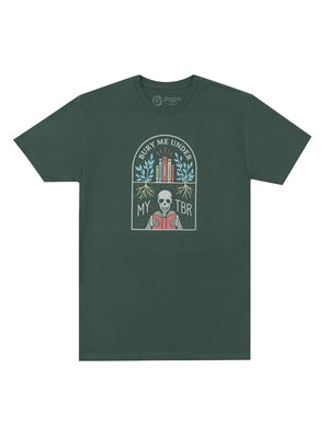 Bury Me Under My Tbr Unisex T-Shirt Large by Out of Print