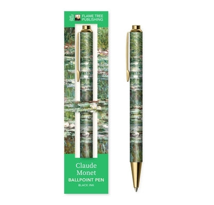 Claude Monet: Bridge Over a Pond of Water Lilies Boxed Decorative Ballpoint Pen by Flame Tree Studio