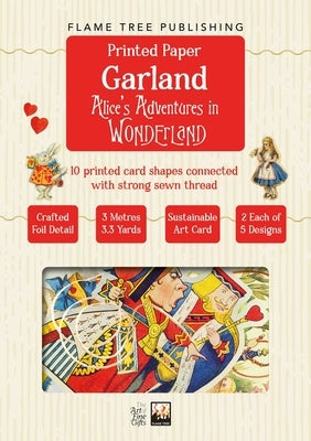 Alice's Adventures in Wonderland Paper Garland by Flame Tree Studio