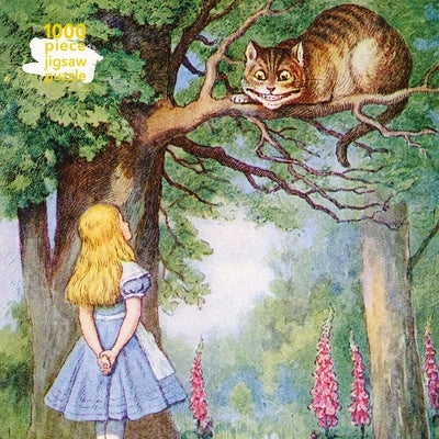 Adult Jigsaw Puzzle Alice and the Cheshire Cat: 1000-Piece Jigsaw Puzzles by Flame Tree Studio
