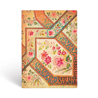 Filigree Floral Ivory MIDI Lined Softcover Journal, 176pg, 100gsm by Paperblanks (Lyon Florals) by Paperblanks