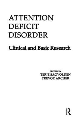 Attention Deficit Disorder by Sagvolden, Terje