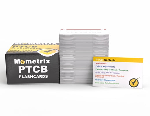 Ptcb Exam Prep Study Cards 2025-2026: Ptcb Test Prep and Practice Test Questions for the Pharmacy Technician Certification Examination [Full Color] by Mometrix