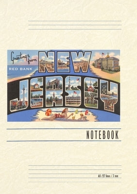 Vintage Lined Notebook Greetings from Red Bank, New Jersey by Found Image Press