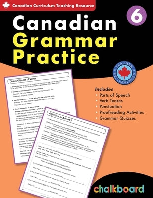 Canadian Grammar Practice Grade 6 by MacDonald, David