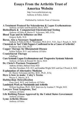 Essays from The Arthritis Trust of America Website by Di Fabio, Anthony