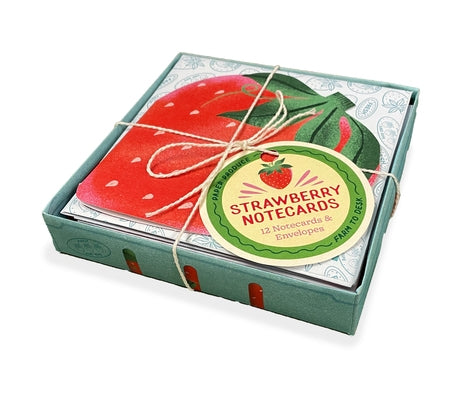 Paper Produce Strawberry Notecards: 12 Notecards & Envelopes by Chronicle Books