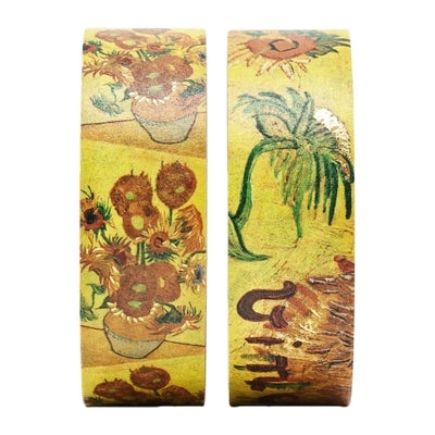 Van Gogh, Sunflowers Washi Tape, the Van Gogh Museum Collection by Paperblanks (Washi Tape Mixed Pack) by Paperblanks