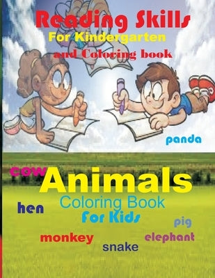 Reading Skills for Kindergarten and Coloring Book: Animal Coloring Book for Kids by Solmartom, Solmartom