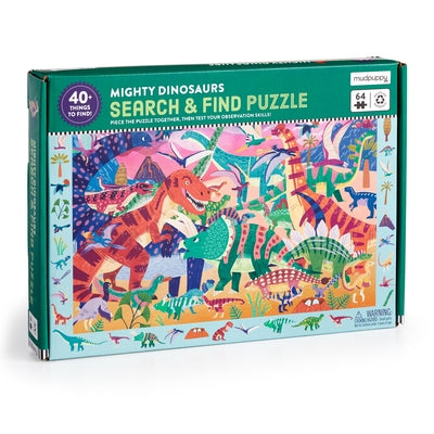 Mighty Dinosaur 64 Piece Search & Find Puzzle by Mudpuppy
