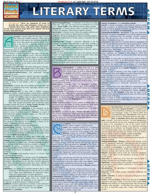 Literary Terms by Barcharts Inc