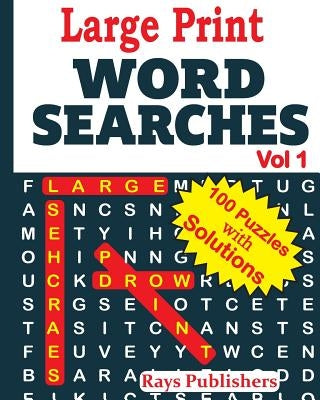 Large Print Word Searches by Rays Publishers