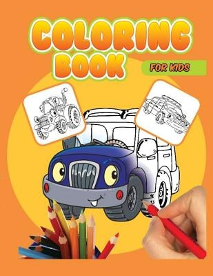Coloring Book For Kids: Vihicle Coloring Books, Car Planes for kids, Activity pages for preschooler by Hall, Kayry