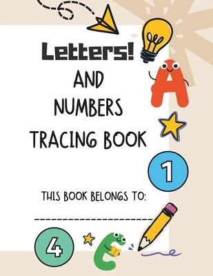 Letter and Number Tracing Book by Publishing, Afram