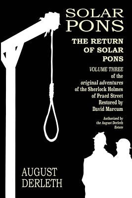 The Return of Solar Pons by Belanger, Derrick