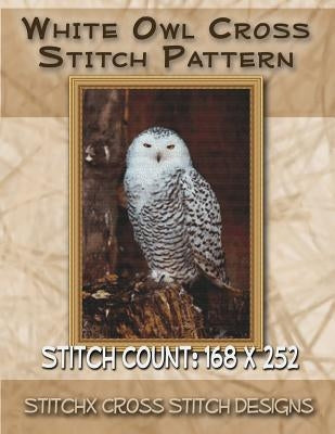 White Owl Cross Stitch Pattern by Stitchx