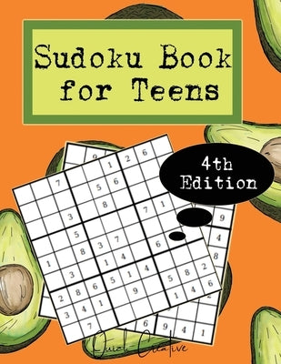Sudoku Book For Teens 4th Edition: Easy to Medium Sudoku Puzzles Including 330 Sudoku Puzzles with Solutions, Avocado Edition, Great Gift for Teens or by Creative, Quick